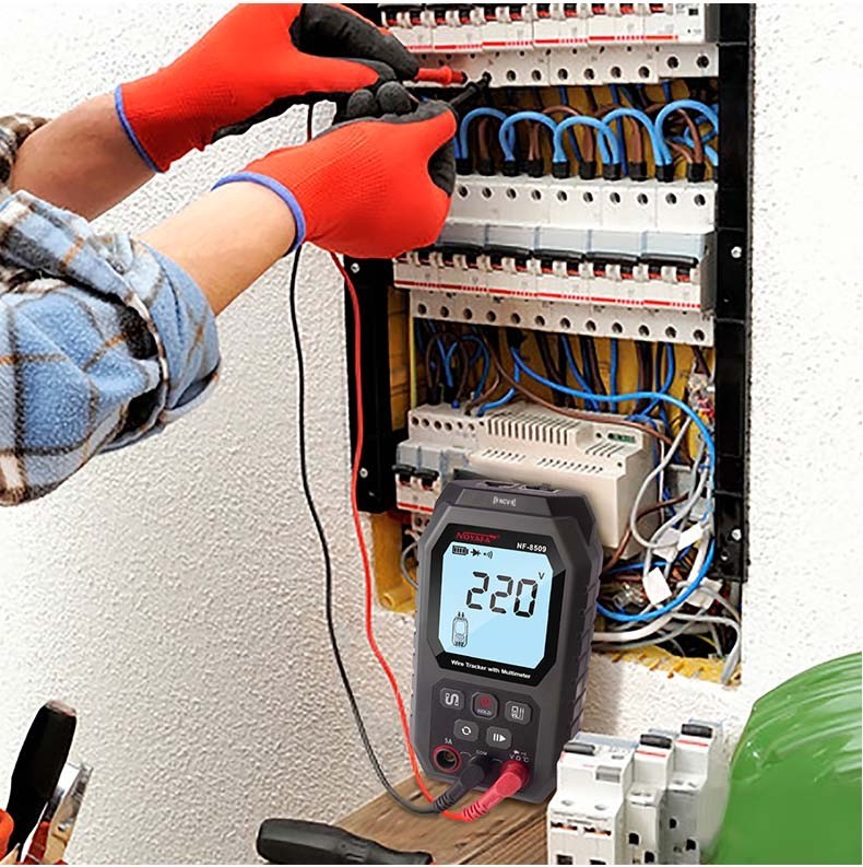 NF-8509 2 in 1 Wire Tracker and Multimeter for Electromechanical Testing and Network Cabling