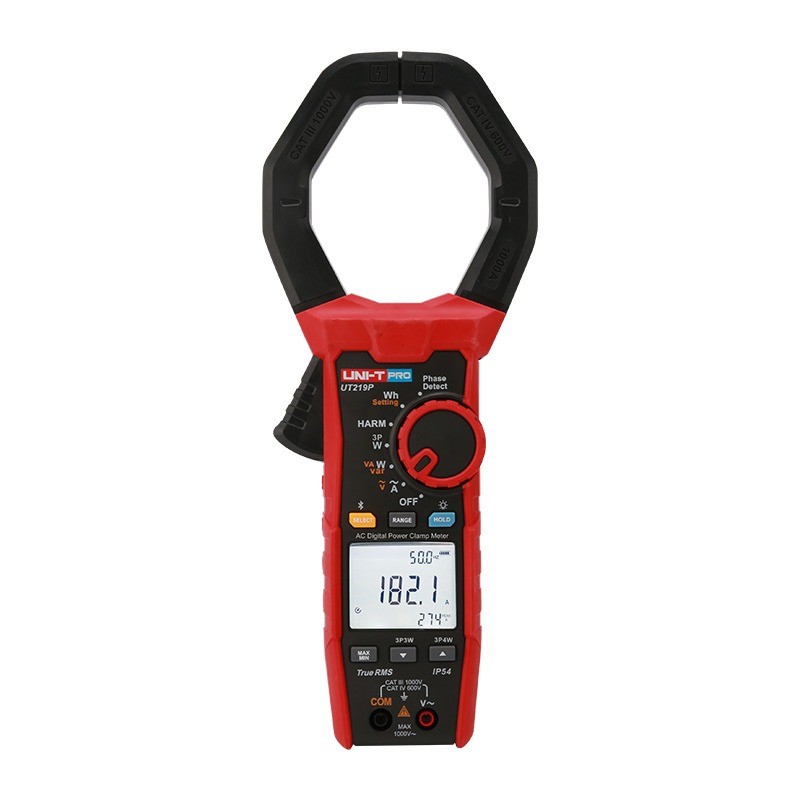 UT219P Power Harmonics Clamp Meter Smart Harmonic Analysis/Phase Angle Current Test,AC Voltage Power Clamp Meter