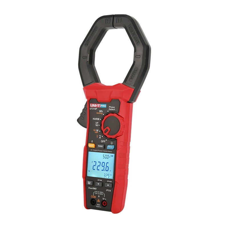 UT219P Power Harmonics Clamp Meter Smart Harmonic Analysis/Phase Angle Current Test,AC Voltage Power Clamp Meter