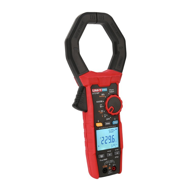 UT219P Power Harmonics Clamp Meter Smart Harmonic Analysis/Phase Angle Current Test,AC Voltage Power Clamp Meter