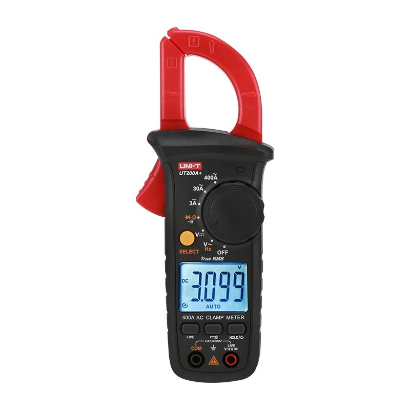 UT200A\UT200B Digital Clamp Meter Multimeter AC Current AC/DC Voltage Resistance Tester Diode Test LCD Backlight