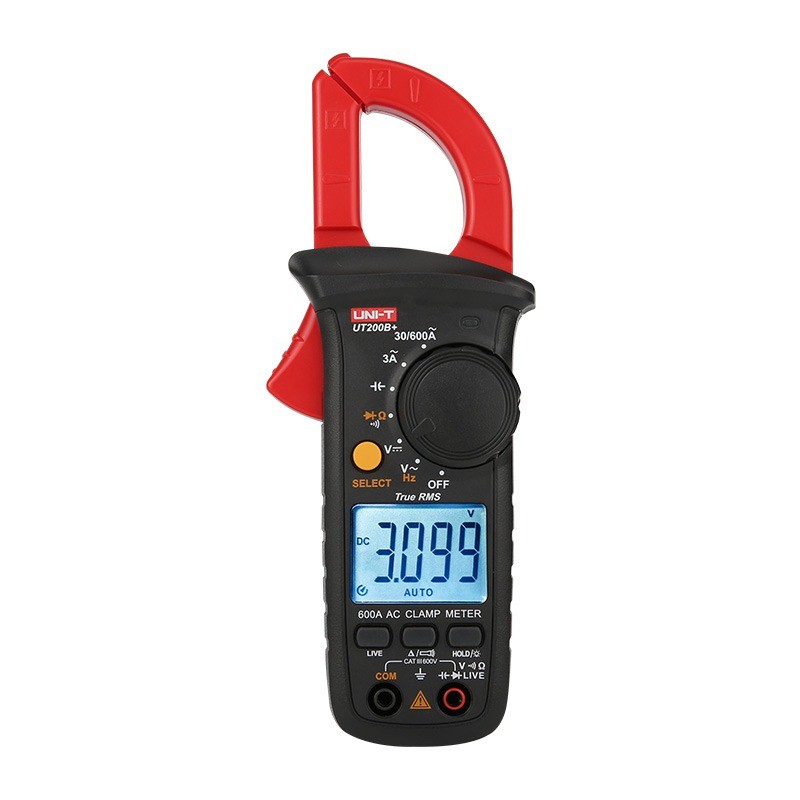 UT200A\UT200B Digital Clamp Meter Multimeter AC Current AC/DC Voltage Resistance Tester Diode Test LCD Backlight