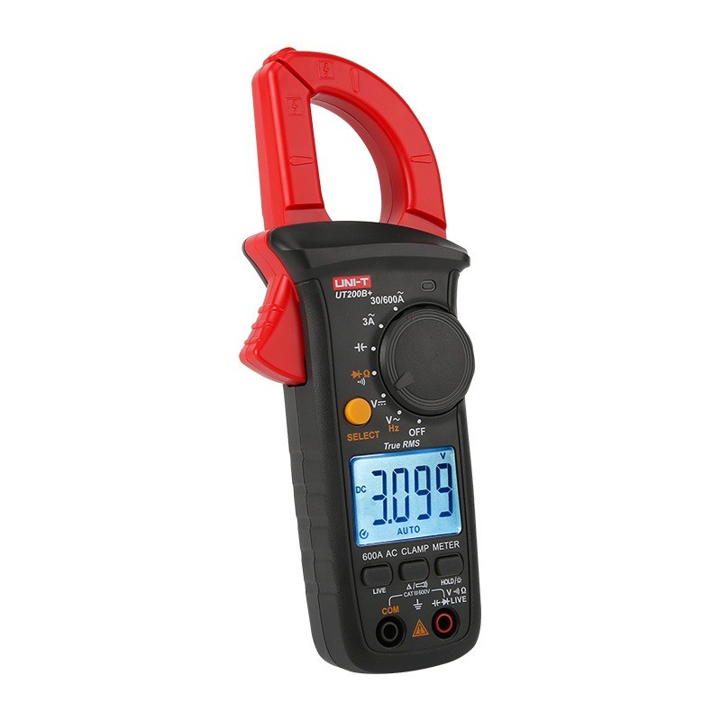 UT200A\UT200B Digital Clamp Meter Multimeter AC Current AC/DC Voltage Resistance Tester Diode Test LCD Backlight