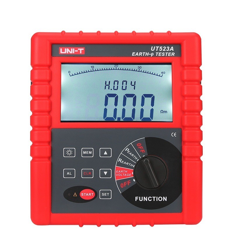 UT523A Handheld Resistance Voltage Intelligent Grounding Resistance Tester Multi-Function Test Insulation Resistance Meter