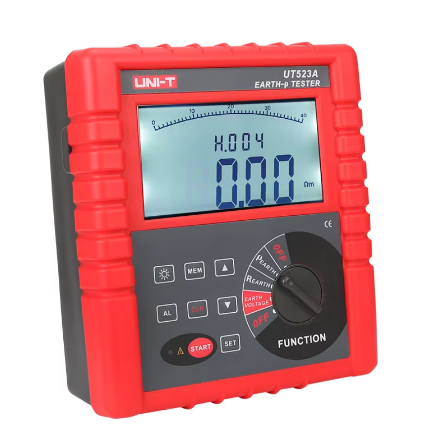 UT523A Handheld Resistance Voltage Intelligent Grounding Resistance Tester Multi-Function Test Insulation Resistance Meter