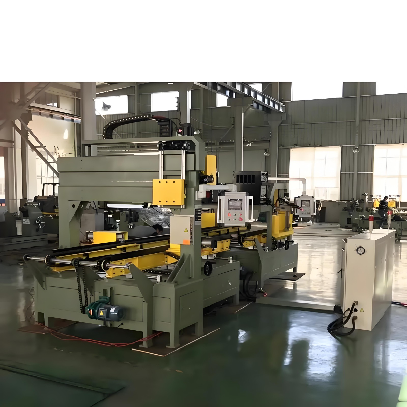 Embossment Welding corrugated tape Spot welding machine