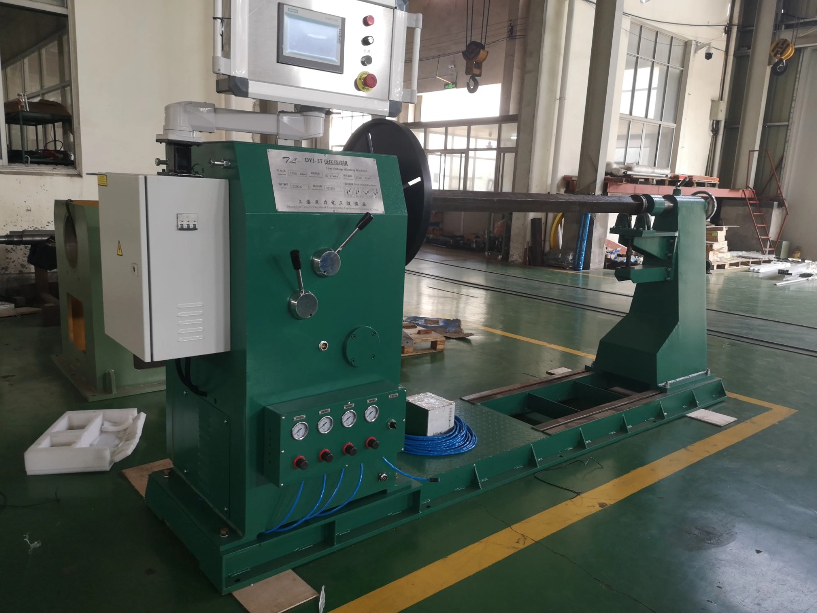 High and Low-Voltage Automatic Coil Winding Machine CNC and PLC Controlled with Durable Gearbox for Manufacturing Plants