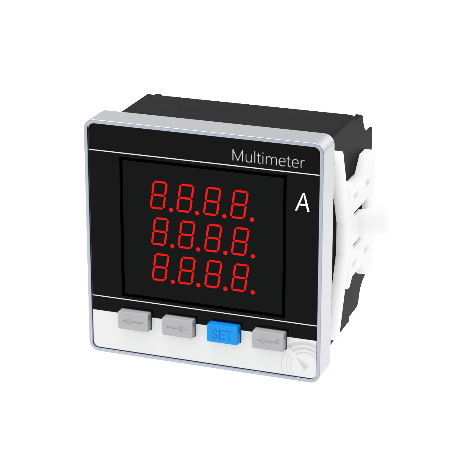 Digital three-phase ammeter