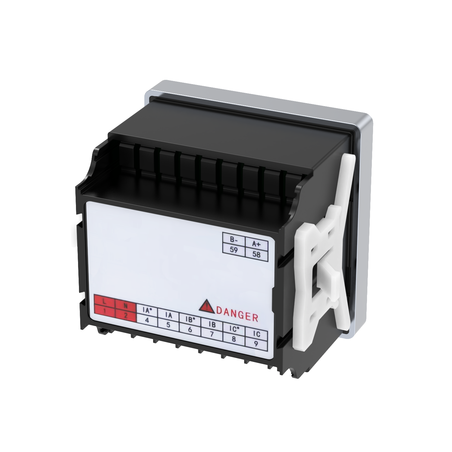 Digital three-phase ammeter