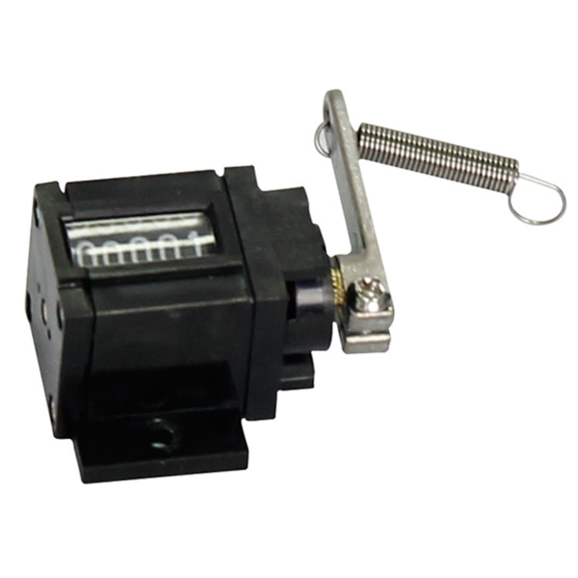 Five digit mechanical counter