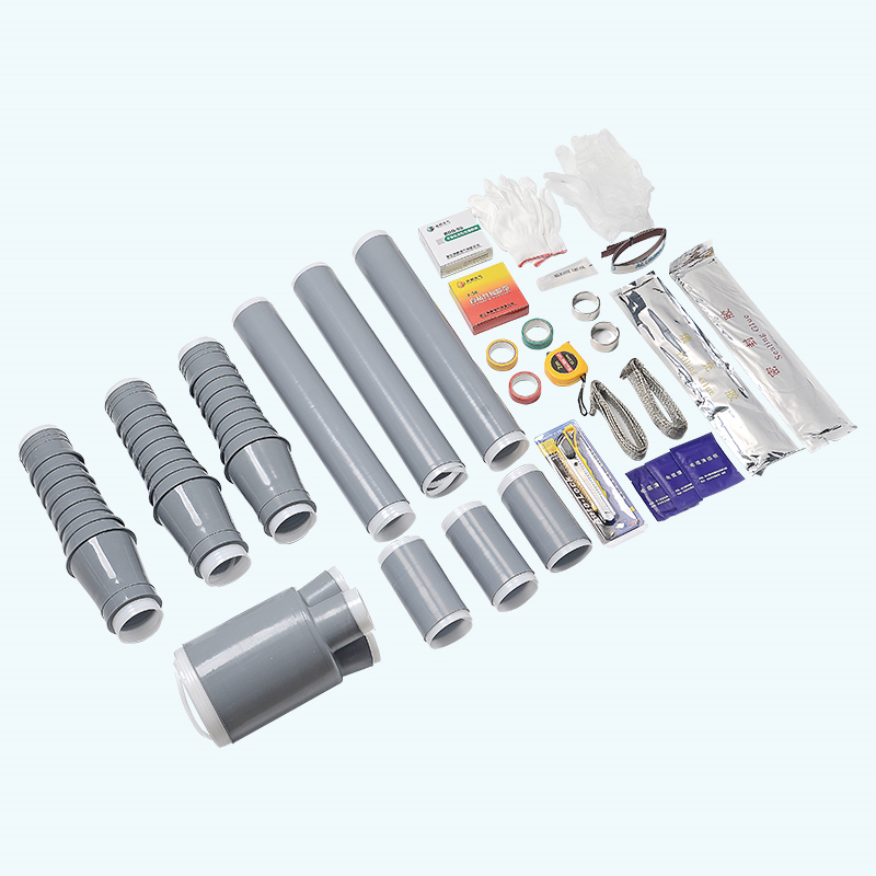Three core fully cold shrink indoor terminal head