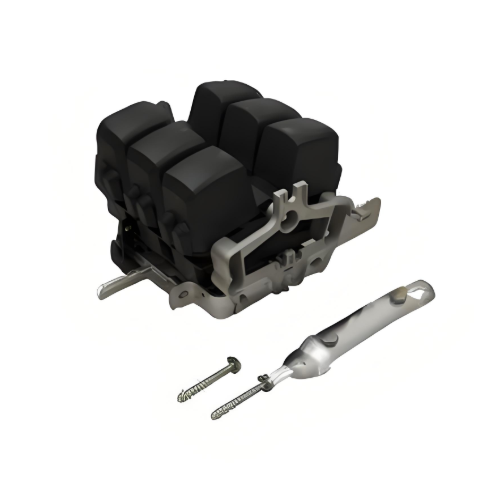Pole fuse switche disconnector for in-coming and out-going conductors