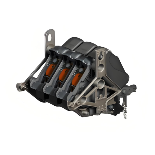 Pole fuse switch disconnector for protecting underground cables