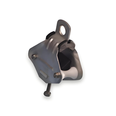 Suspension clamp poles in straight lines and angles