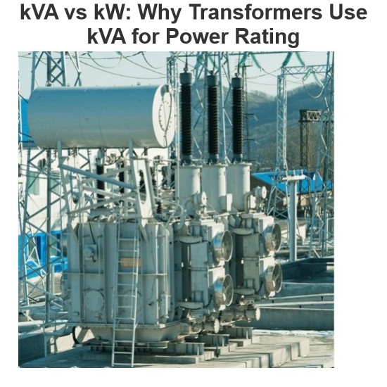 kVA vs kW: Why Transformers Use kVA for Power Rating
