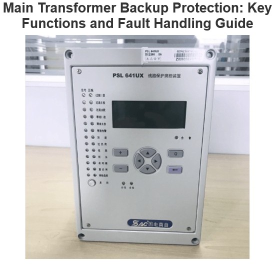 Main Transformer Backup Protection: Key Functions and Fault Handling Guide