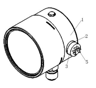 Sealing Structure for Oil-Filled SF6 Gas Density Relay Contact Lead Wires