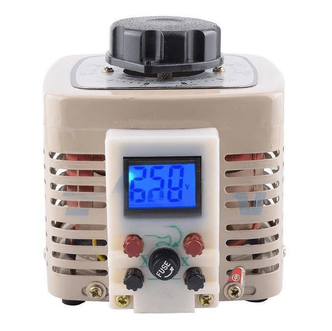 How to correctly use a single-phase autotransformer voltage regulator?