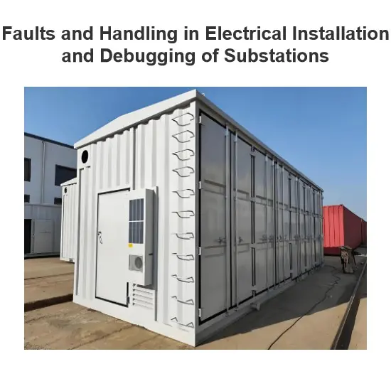 Faults and Handling in Electrical Installation and Debugging of Substations