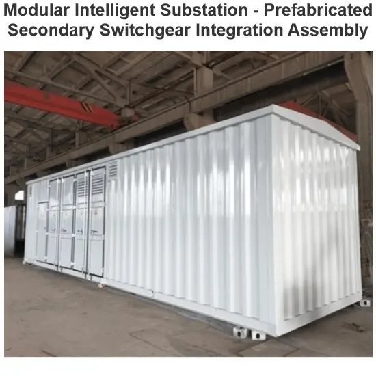 Modular Intelligent Substation - Prefabricated Secondary Switchgear Integration Assembly