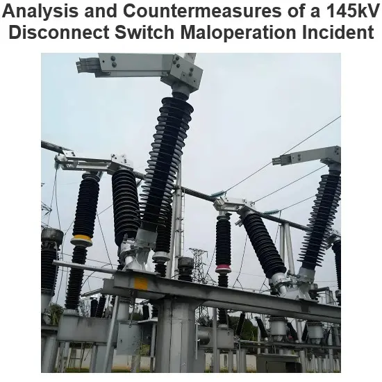 Analysis and Countermeasures of a 145kV Disconnect Switch Maloperation Incident
