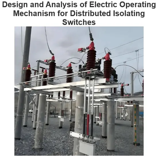 High-Voltage Disconnect Switches and Operational Mechanism Failures