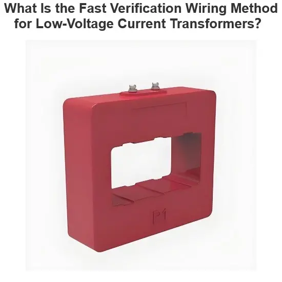What Is the Fast Verification Wiring Method for Low-Voltage Current Transformers？