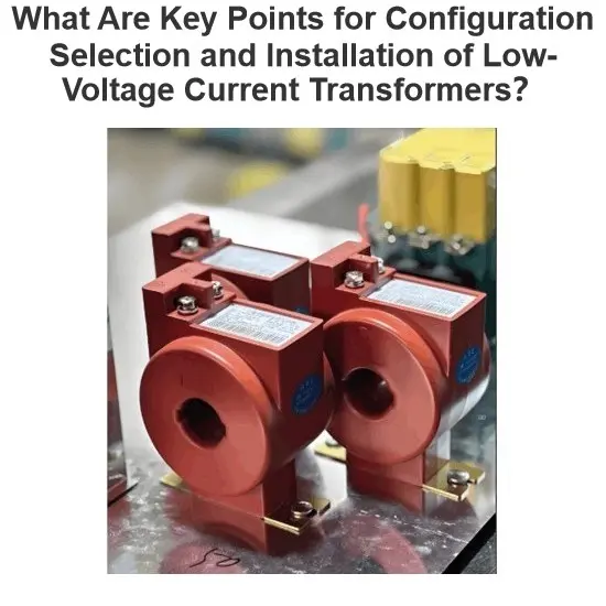 What Are Key Points for Configuration Selection and Installation of Low-Voltage Current Transformers？