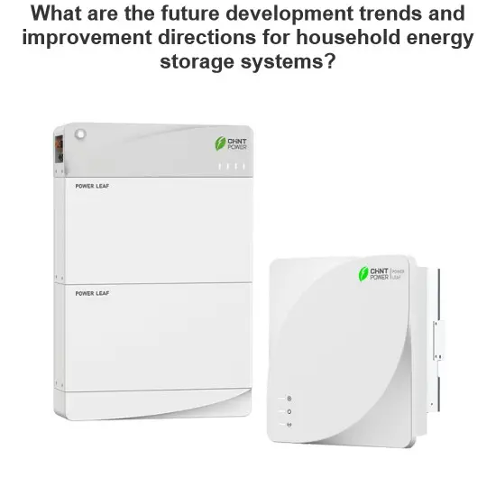 What are the future development trends and improvement directions for household energy storage systems?