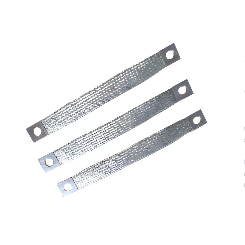 Earthing Tapes With Solderless Pressed Contact Areas