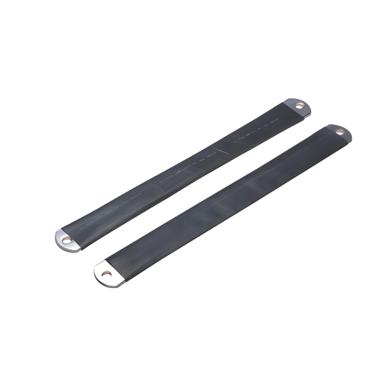 Flexible insulated earthing tapes and copper connectors