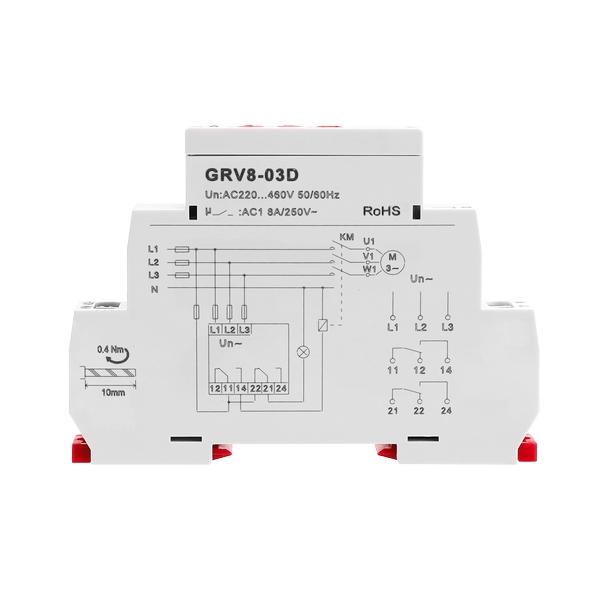 3 Phase Voltage Relay GRV8-03D to 08D