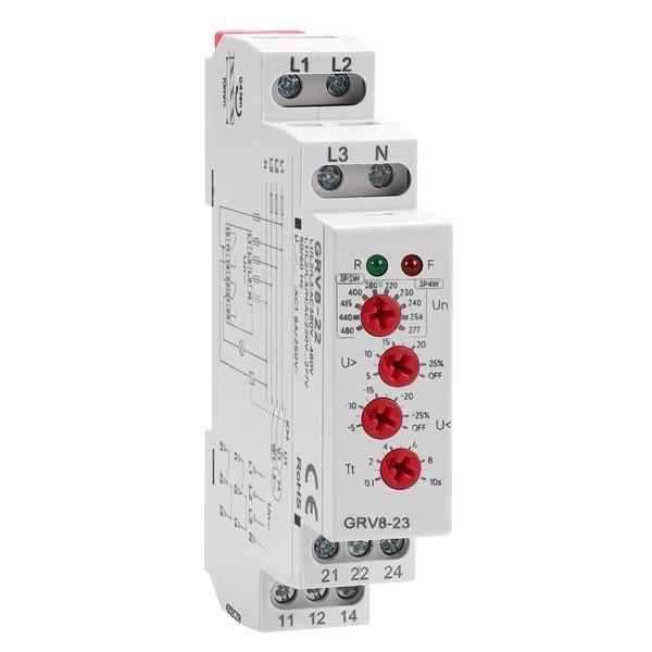 GRV8 21~26 3 Phase Voltage Monitoring Relay