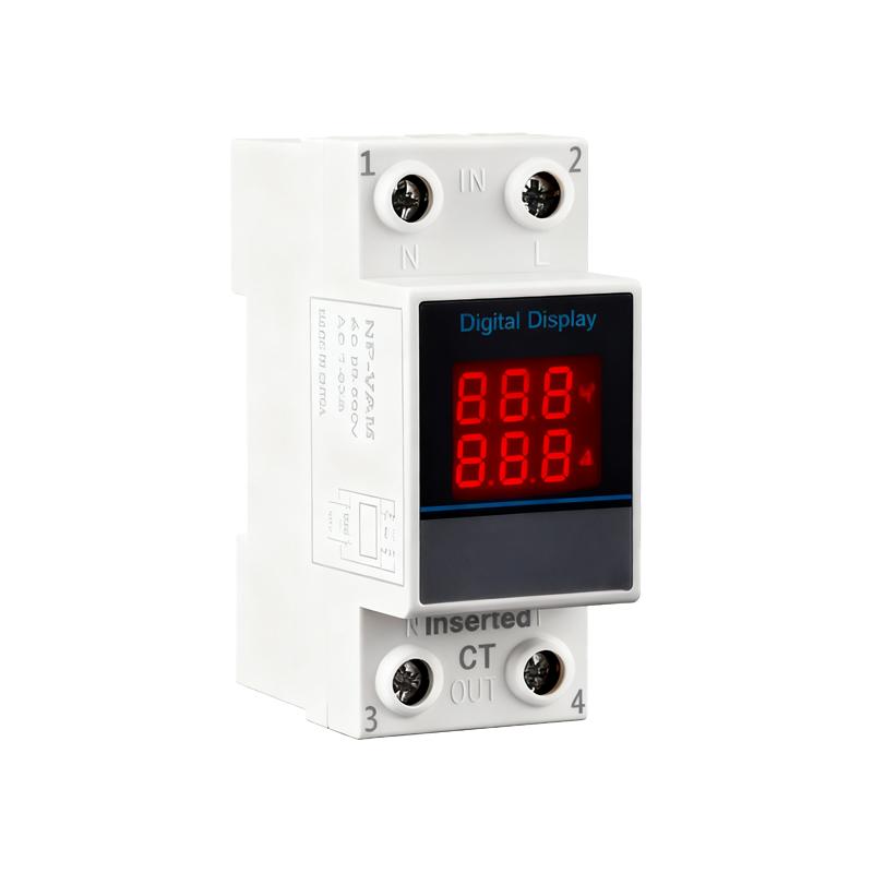 VADM-100 DIN RAIL Power Meter Volt-Ammeter