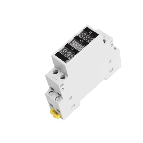 NA 3P DIN RAIL Power Meter Three-Phase Ammeter