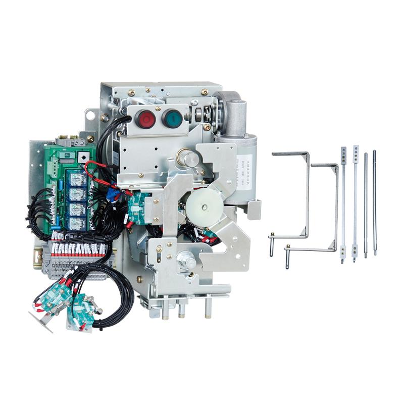 12KV SF6 gas filled cabinet gas insulated electric outgoing spring operating mechanism