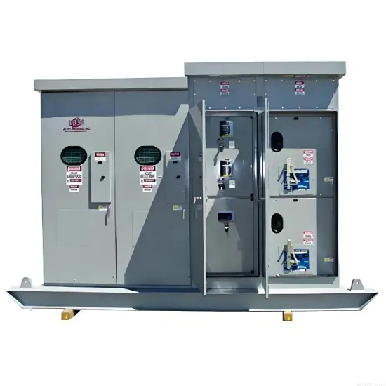 Outdoor Skid Mounted Switchgear Line Up 5kV  6kV 10kV
