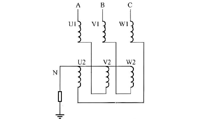 Wiring Modes of Zigzag Grounding Transformer with Small Resistance or Arc Suppression Coil.jpg