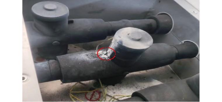 Figure 1 Condition of Phase B Busbar at the Accident Site.jpg