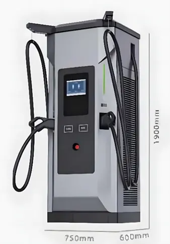 Hanging gun type DC Fast EV Charger Dimension