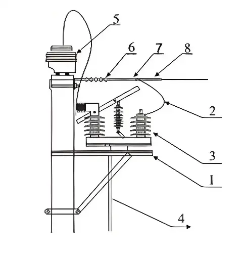 Outdoor High-Voltage Isolating Vacuum Load Switch 12kV 35kV
