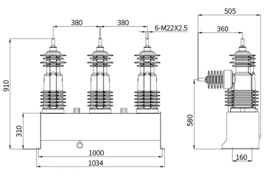 27kV External Dimension