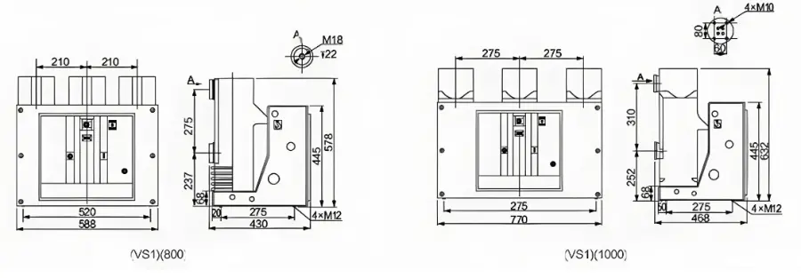 Fixed Type Solid-Sealed Vacuum Circuit Breaker 12kV