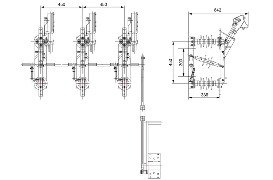 24kv Outdoor High Qulaity On Load Break Switch For Power Distribution Cabinet