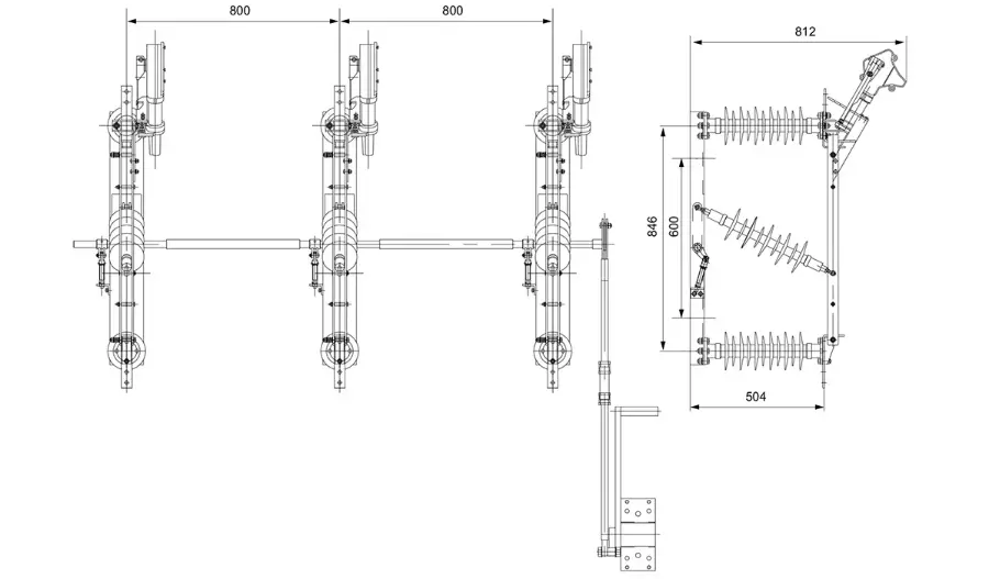 24kv Outdoor High Qulaity On Load Break Switch For Power Distribution Cabinet