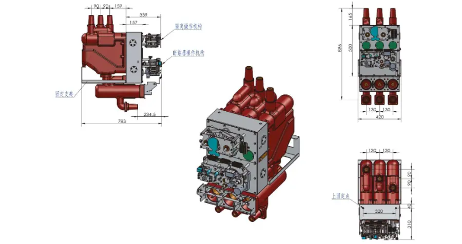 RMR Series Solid Insulation Ring Main Unit (Core Mechanism & Ring Main Cabinet)