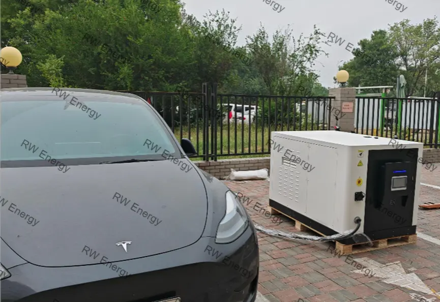 RW Energy Baoding 60 kWh 30 kW Energy Storage Integrated DC Fast Charging Station Success Case