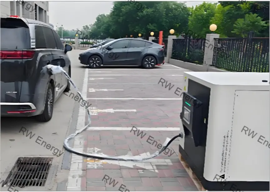 RW Energy Baoding 60 kWh 30 kW Energy Storage Integrated DC Fast Charging Station Success Case