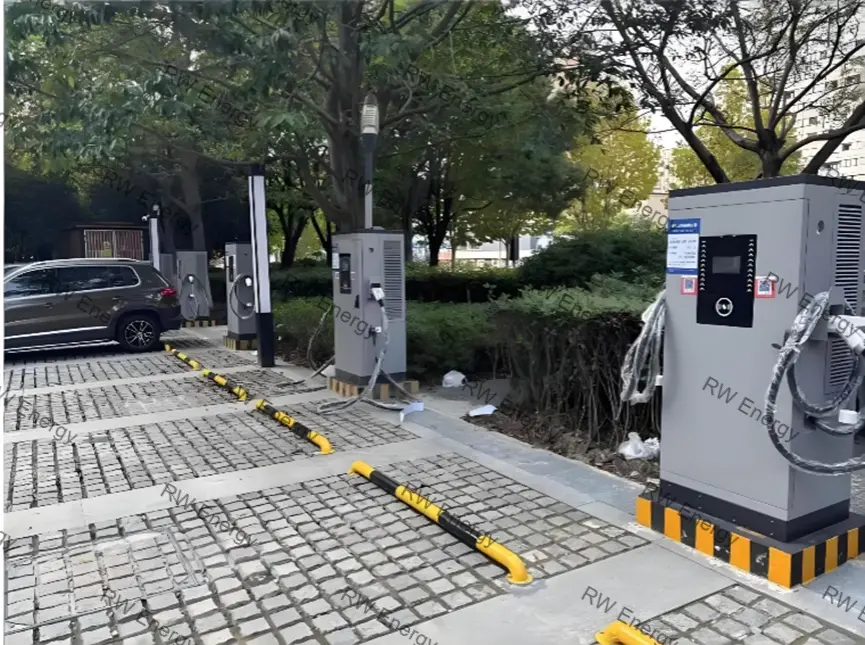 RW Energy Hangzhou 12 Units 120 kW Integrated DC Fast Charging Station Success Case