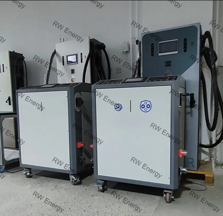 RW Energy Hangzhou 12 Units 120 kW Integrated DC Fast Charging Station Success Case